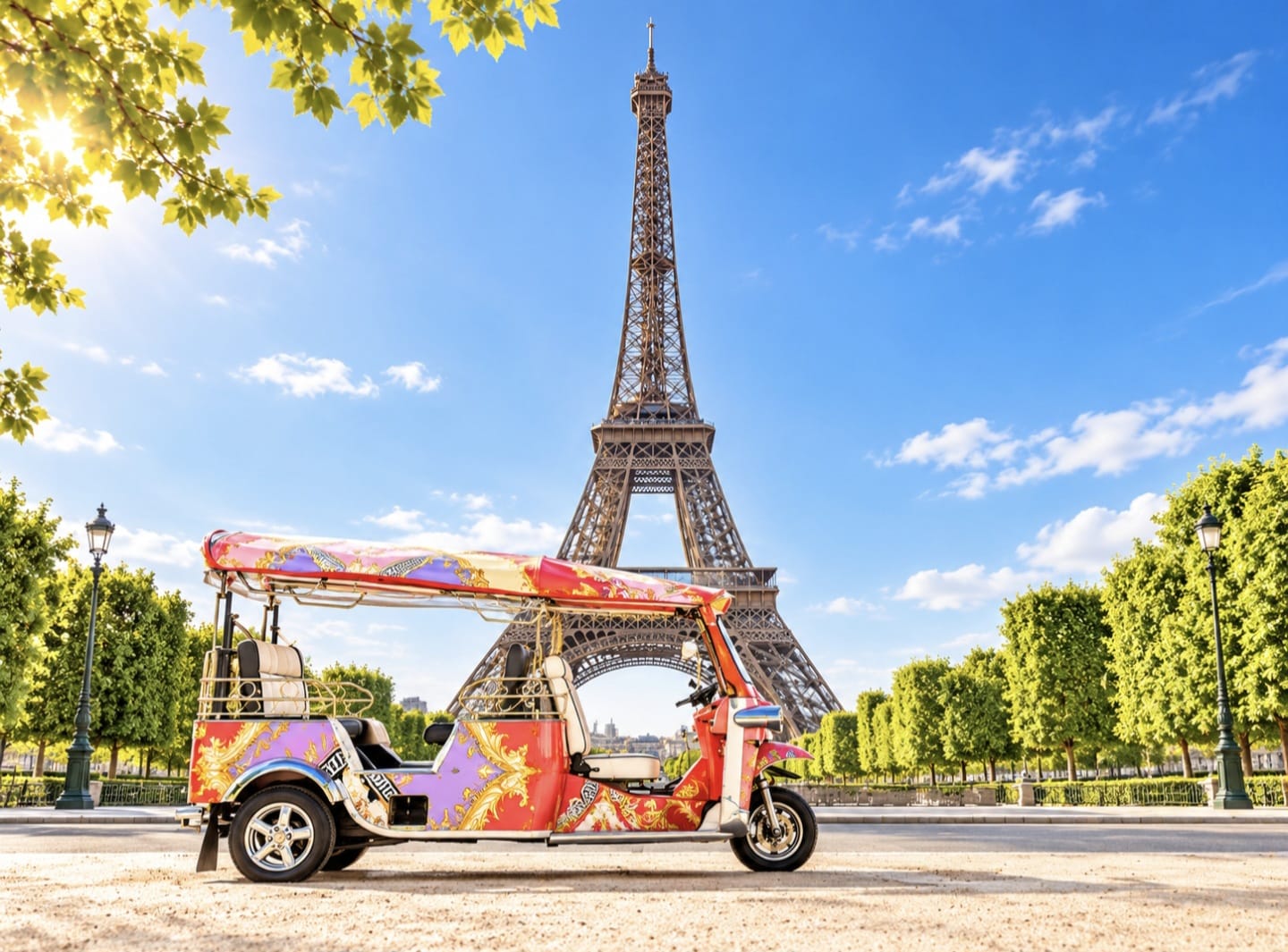 Paris France private Tuk-Tuk tours